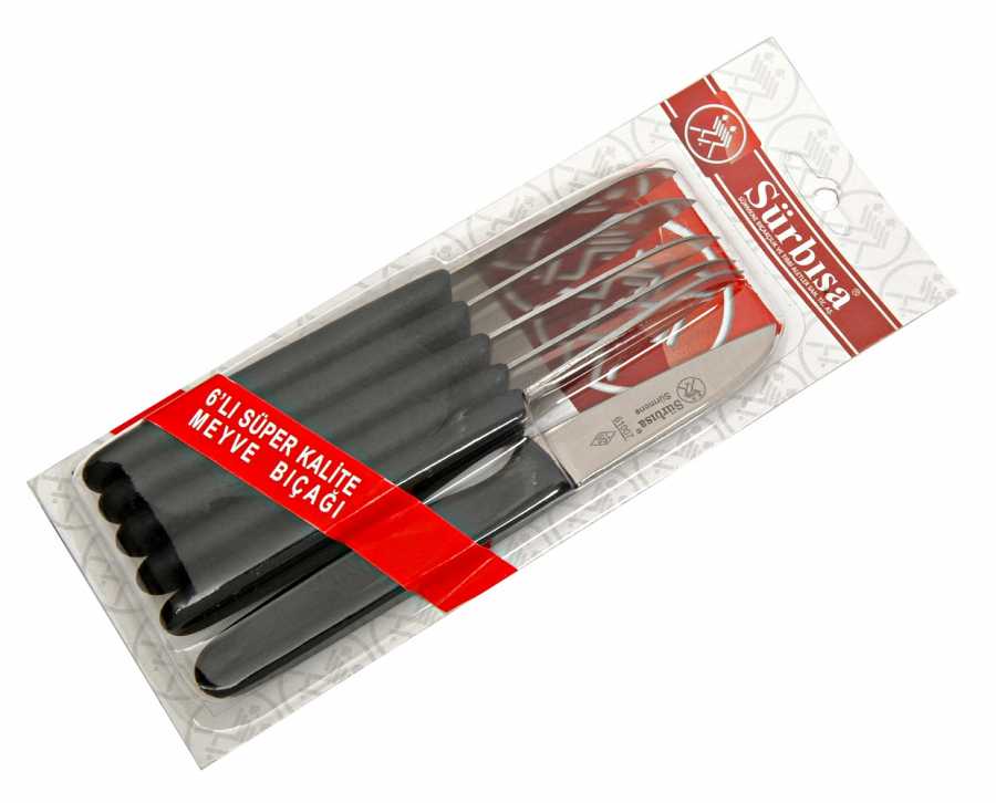 Sürmene Fruitmessen-set 6-delig (Meyve Takımı) — Sürbisa 61007