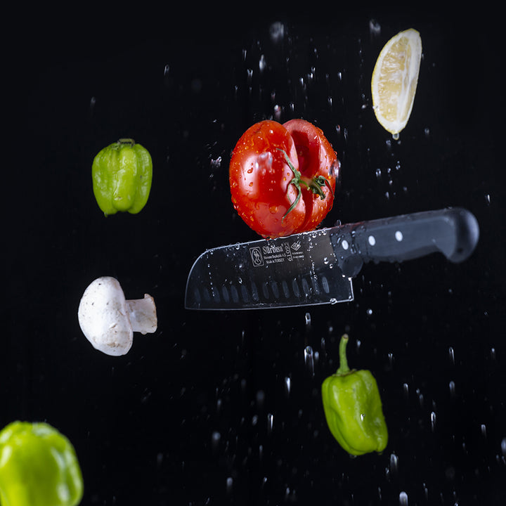 Sürmene 61095 | Santoku Chefmes met Luchtkanalen – 18,5CM